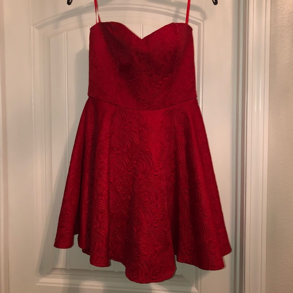 Chi Chi London Dresses & Skirts - Chi Chi London Red Strapless Dress